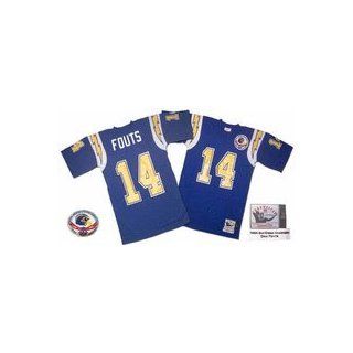 Dan Fouts 1984 San Diego Chargers #14 Authentic Throwback Mitchell and Ness NFL Football Jersey (Royal, Sizes 56 60) : Sports Fan Football Jerseys : Sports & Outdoors