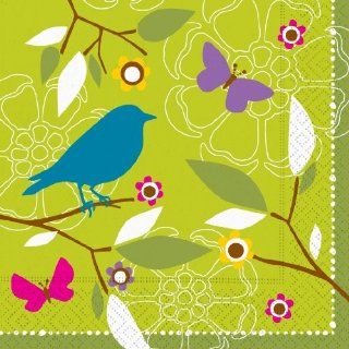 Design Early Bird Luncheon Napkin, 20 Napkins per Pack,  (Pack of 2): Health & Personal Care