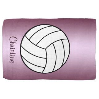 Personalized Girls Volleyball Player Sport Athlete Hand Towel