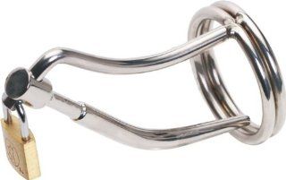 Penis Plug Sm 464 Chastity Male, Metal Steel Fetish Bondage Bdsm Chrome ~ US Products: Health & Personal Care