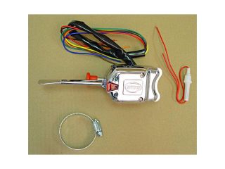 Omix ada This chrome replacement turn signal switch kit from Omix ADA includes the wiring harness and built in flasher. Fits 41 71 Ford/Willys/Jeep models. 17232.01