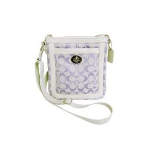 Coach Signature Cricket Swingpack Crossbody Messenger Bag Puse 42664 Lilac Shoes