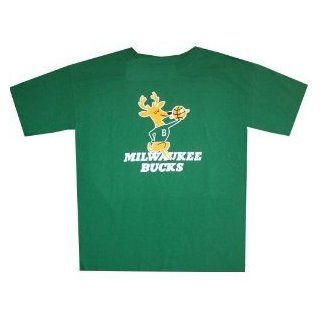 Milwaukee Bucks Throwback Vintage Hardwood Classics Shirt : Sports Fan T Shirts : Sports & Outdoors