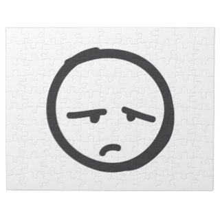 Sad Expression Emoticon Puzzles