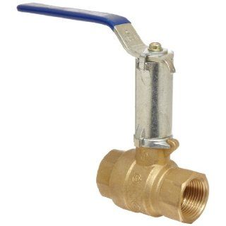 Milwaukee Valve BA 475B xH Series Brass Ball Valve with Extension Stem, Two Piece, Inline, Lever, NPT Female: Industrial Ball Valves: Industrial & Scientific