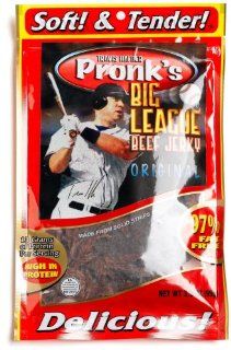Pronks Big League Beef Jerky, Original, 3.5 Ounces Bags (Pack of 4) : Jerky And Dried Meats : Grocery & Gourmet Food