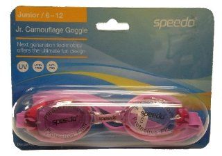 Speedo Junior Camouflage Goggle   Pink Camo : Swimming Goggles : Sports & Outdoors