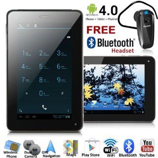 UNLOCKED! 7in LCD Phablet Android 4.0 Smart Phone Tablet PC   FREE Bluetooth Earphone: Cell Phones & Accessories