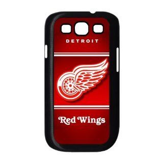 Design 4 Sports NHL Detroit Red Wings Logo Print Case With Hard Shell Cover for Samsung Galaxy S3 I9300: Cell Phones & Accessories