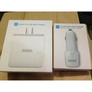 Anker 36W 4 Port USB Wall Charger Travel Power Adapter for iPhone 5s 5c 5; iPad Air mini; Galaxy S5 S4; Note 3 2; the new HTC one (M8); Nexus and More: Electronics
