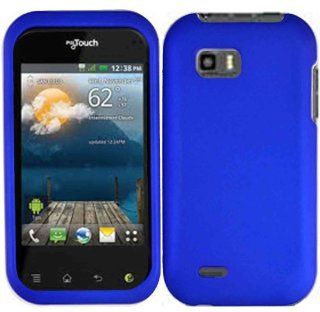 Blue Hard Case Cover for LG Mytouch Q LG Maxx Qwerty C800: Cell Phones & Accessories