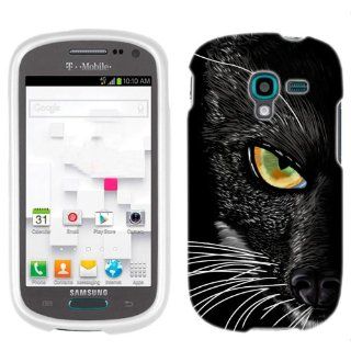 Samsung Galaxy Exhibit Black Cat Face Phone Case Cover Cell Phones & Accessories