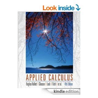 Applied Calculus eBook: Hughes  Hallett: Kindle Store