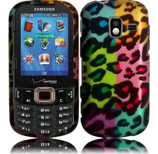 For Samsung Intensity 3 III U485 Hard Design Cover Case Bright Colorful Leopard: Cell Phones & Accessories