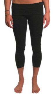 Roll Down Mid Calf Yoga Legging by Hard Tail: Clothing