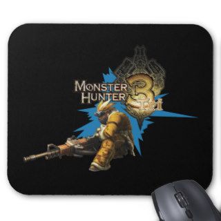 Male Hunter with Bowgun, Heavy Gunner with Ludroth Mousepad