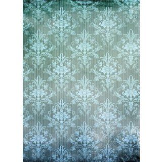 Printed Photography Background Antique Blue Damask TC491 Titanium Cloth Backdrop 5'x6' Ft (60"x80") Better Then Muslin or Canvas : Photo Studio Backgrounds : Camera & Photo