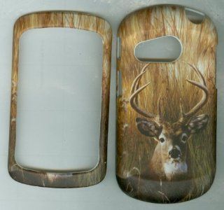 PANTECH SWIFT P6020 SLIDER PHONE CASE COVER HARD RUBBERIZED SNAP ON FACEPLATE PROTECTOR CAMOUFLAGE HUNTER BUCK DEER: Cell Phones & Accessories