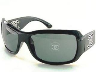 New Chanel 6018 501/87 Black Frame Sunglasses 62 17 120: Clothing