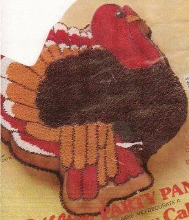 Wilton Turkey Thanksgiving Holiday Cake Pan (502 2634, 1979) Retired: Novelty Cake Pans: Kitchen & Dining