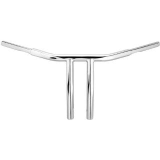 Wild 1 1 1/4in. Chubby Handlebar   Pullback Drag Bar with 10in. Riser   Chrome , Color: Chrome, Handle Bar Size: 1 1/4in. WO507: Automotive