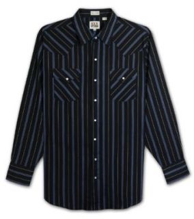 Ely Cattleman Tall Mens Long Sleeve Western Stripe Shirt at  Mens Clothing store