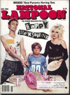 NATIONAL LAMPOON Punk Rock Thanksgiving John Hughes PJ O'Rourke 11 1980: Entertainment Collectibles