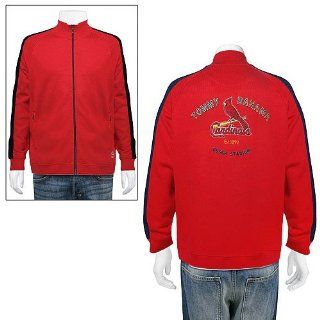 St. Louis Cardinals Knit Track Jacket by Tommy Bahama : Sports Fan Outerwear Jackets : Sports & Outdoors