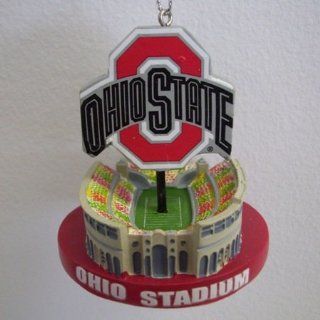 Ohio State Buckeyes Mini Stadium Christmas Ornament : Sports Fan Hanging Ornaments : Sports & Outdoors