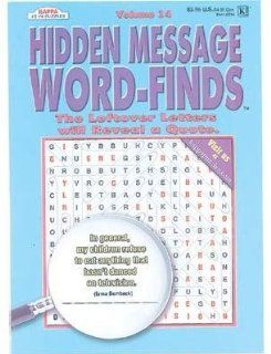 Hidden Message Word Finds (Volumes vary see sellers for vol#): Toys & Games