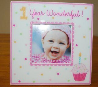 Hallmark Baby's First Birthday Frame Girl: Kitchen & Dining