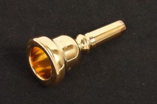 Schilke Symphony D Series Trombone Mouthpiece in Gold: Musical Instruments