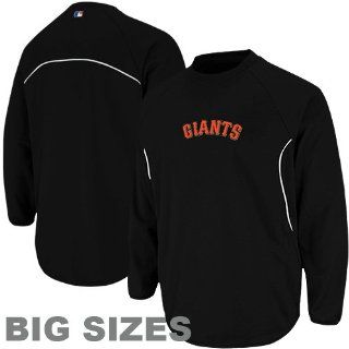 MLB Majestic San Francisco Giants Big Sizes Therma Base Tech Fleece Sweatshirt   Black (XXXX Large) : Sports Fan Outerwear Jackets : Sports & Outdoors