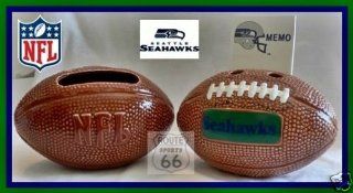 SEATTLE SEAHAWKS FOOTBALL CERAMIC RUSS DESK W NOTEPAD NEW OLD STOCK: Everything Else