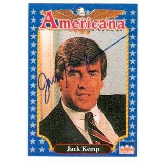 Jack Kemp autographed trading card Americana: Entertainment Collectibles