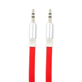 Replacement Cable for Dr. Dre Headphones Monster Solo Beats Studio / Apple iPod/ iPhone 5S/ i iPhone 5/Phone 4S/ iPhone 4/ iPhone 3GS and iPhone 3 1.2m (Elegant Red): Cell Phones & Accessories
