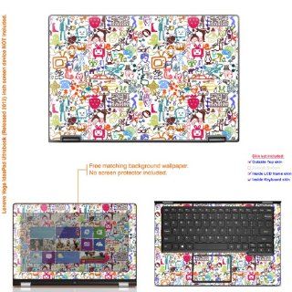 Decalrus   Matte Decal Skin Sticker for LENOVO IdeaPad Yoga 11 11S Ultrabooks with 11.6" screen (IMPORTANT NOTE compare your laptop to "IDENTIFY" image on this listing for correct model) case cover Mat_yoga1111 525 Computers & Accessor