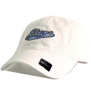Detroit Lions Women's White Adjustable Baseball Hat : Sports Fan Baseball Caps : Sports & Outdoors