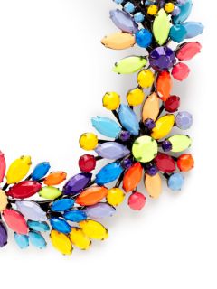 Riri Multi Color Floral Collar Necklace by Tom Binns