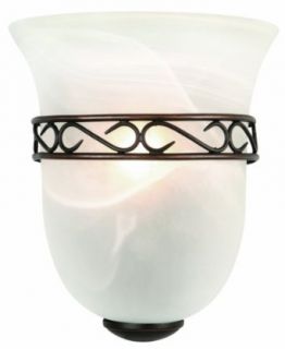 Design House 514596 Marlowe 1 Light Wall Sconce, 9.25 Inch by 8 Inch, Oil Rubbed Bronze    