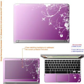 Decalrus   Matte Decal Skin Sticker for Google Samsung Chromebook with 11.6" screen (IMPORTANT read: Compare your laptop to IDENTIFY image on this listing for correct model) case cover Mat_Chromebook11 531: Computers & Accessories
