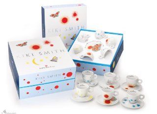 Illy Art Collection Limited Edition Kiki Smith Cappuccino Cups Set: Kitchen & Dining