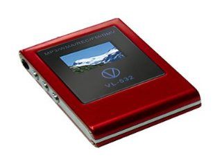 Visual Land 512MB MP4/MP3 Player VL 532 Red : MP3 Players & Accessories