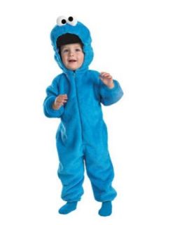 Cookie Monster Deluxe Toddler Costume 2T   Toddler Halloween Costume: Clothing