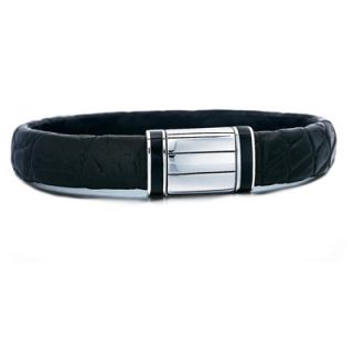 and sterling silver striped leather bracelet orig $ 379 00 322