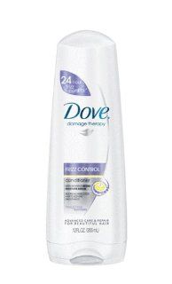 Dove Damage Therapy Frizz Control Conditioner, 12 Ounce (Pack of 3) : Standard Hair Conditioners : Beauty