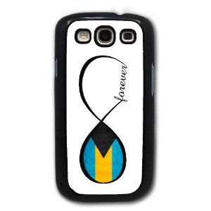 SudysAccessories Bahamian Forever Bahamas Flag Infinity Forever ThinShell Case Protective Galaxy S3 Case S III Case i9300: Cell Phones & Accessories