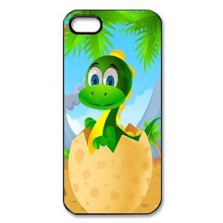 Mystic Zone Personalized Dinosaur iPhone 5 Case for iPhone 5 Cover Cartoon Fits Case WSQ0105 Cell Phones & Accessories