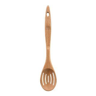 Dansk Mario Batali Kitchen Tools Beechwood Slotted Spoon 13": Slotted Cooking Spoons: Kitchen & Dining