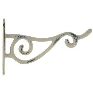 Amertac 546AW Cast Iron Plant Bracket, White (Discontinued by Manufacturer) : Plant Hooks : Patio, Lawn & Garden